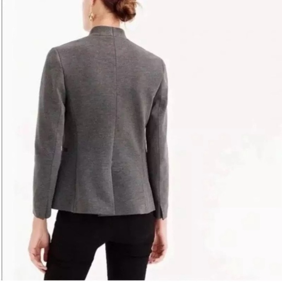 J Crew 365 Going Out Blazer Size 0 Open Front Small Jacket Career Gray Career - Picture 2 of 11